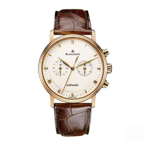 寶珀villeret系列4082-3642-55B男士機(jī)械機(jī)芯表